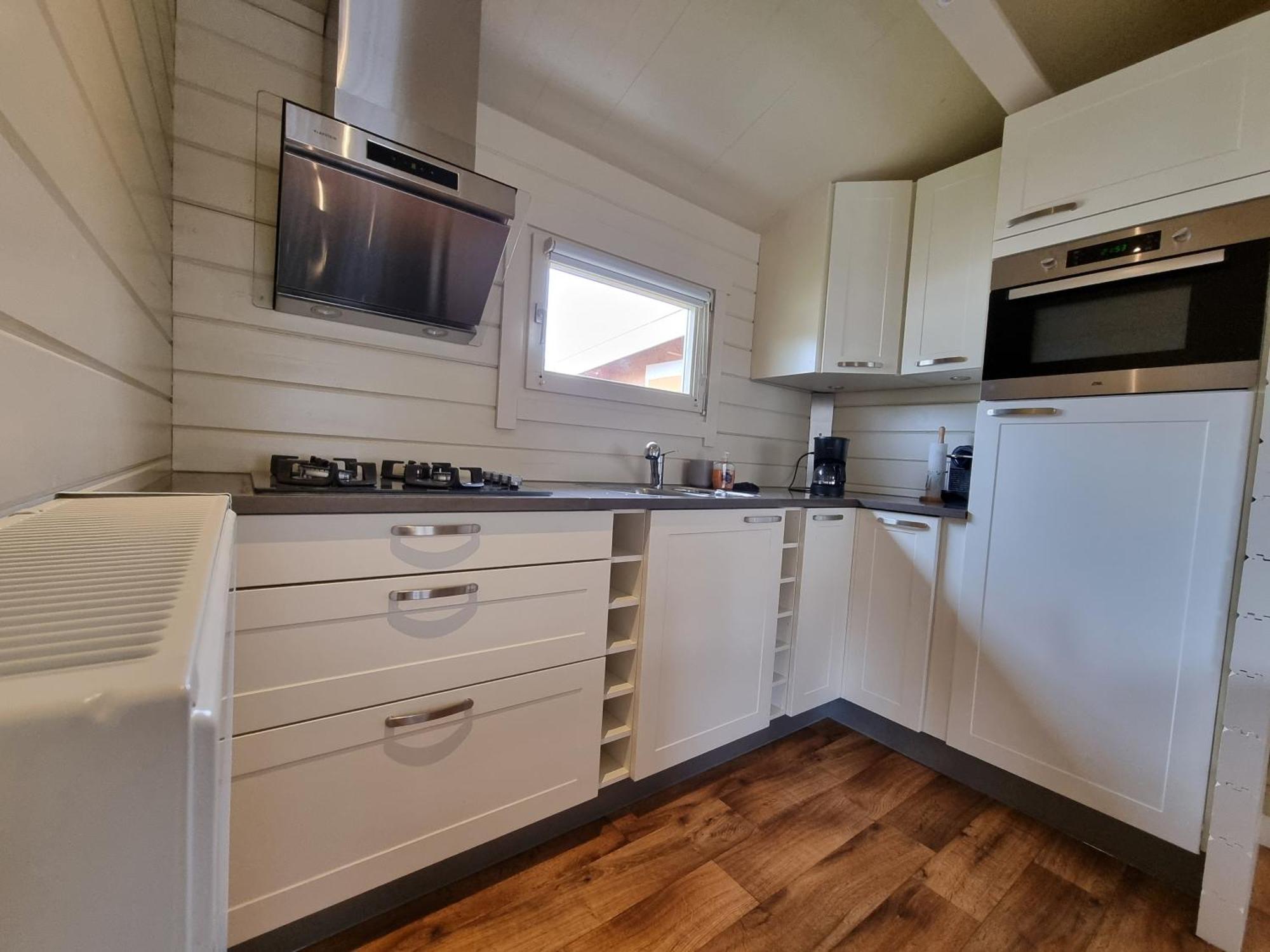 Nieuw - Luxe Blokhut Chalet In Bosrijke Omgeving Anloo Exteriör bild