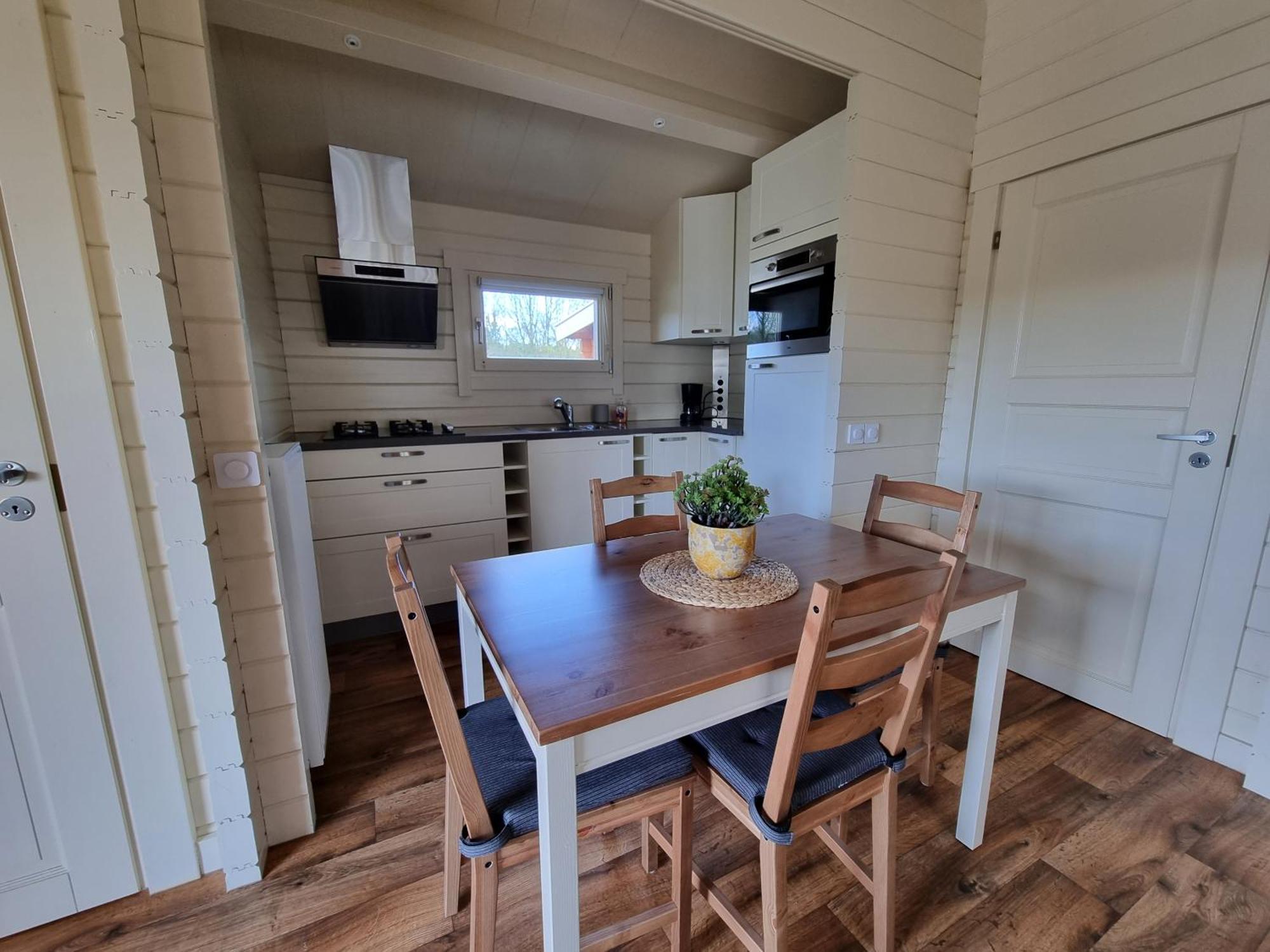 Nieuw - Luxe Blokhut Chalet In Bosrijke Omgeving Anloo Exteriör bild